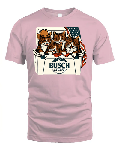 Norwegian Forest Cat Patriotic 4Th Of July Funny Beer Cat Cooler