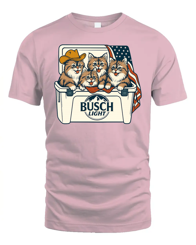 Siberian Cat Patriotic 4Th Of July Funny Beer Cat Cooler