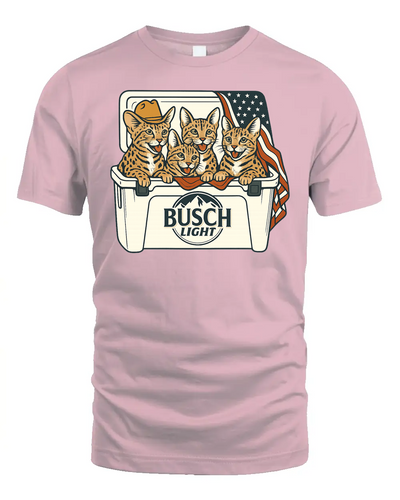 Savannah Cat Patriotic 4Th Of July Funny Beer Cat Cooler