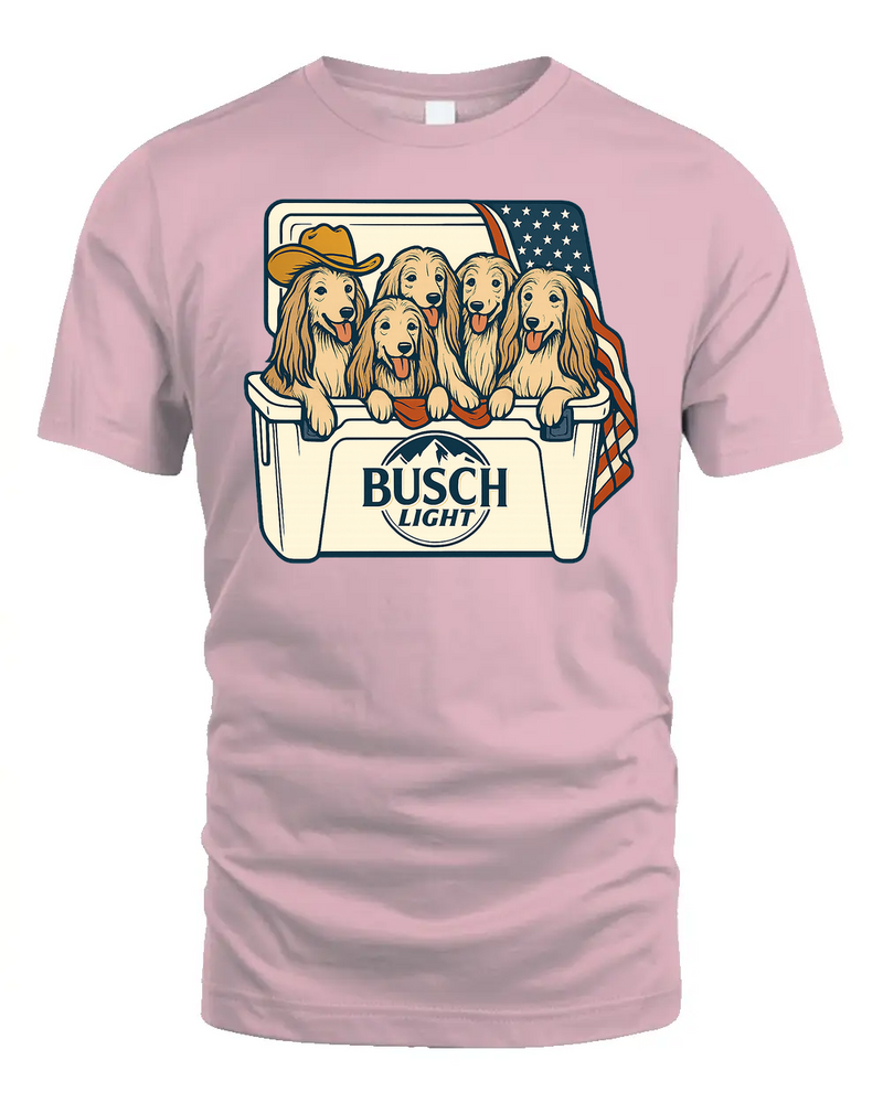 Afghan Hound Patriotic 4Th Of July Funny Beer Dog Cooler