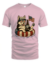 Siberian Husky Patriotic Dog Shirt Funny 4Th Of July Floatie Design For Summer Beer Shirt, America Pool Party Shirt, Usa Flag Dog