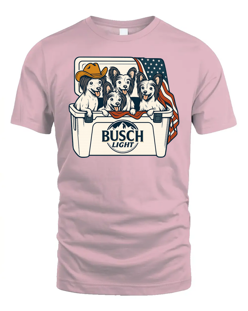 Chinese Crested Patriotic 4Th Of July Funny Beer Dog Cooler