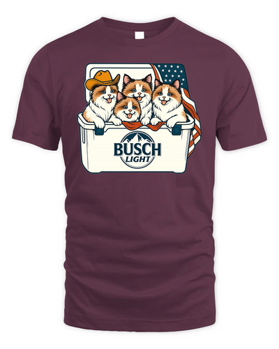 Ragdoll Patriotic 4Th Of July Funny Beer Cat Cooler
