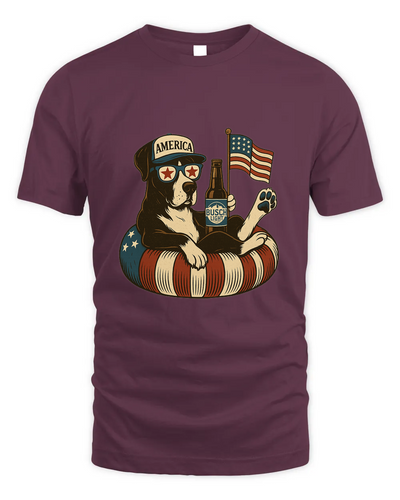 Great Dane Patriotic Dog Shirt Funny 4Th Of July Floatie Design For Summer Beer Shirt, America Pool Party Shirt, Usa Flag Dog