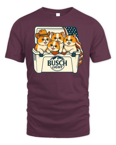 Exotic Shorthair Patriotic 4Th Of July Funny Beer Cat Cooler