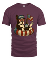 Boston Terrier Patriotic Dog Shirt Funny 4Th Of July Floatie Design For Summer Beer Shirt, America Pool Party Shirt, Usa Flag Dog