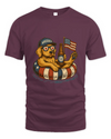 French Labrador Retriever Dog Shirt Funny 4Th Of July Floatie Design For Summer Beer Shirt, America Pool Party Shirt, Usa Flag Dog