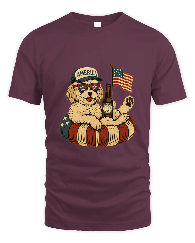 Havanese Patriotic Dog Shirt Funny 4Th Of July Floatie Design For Summer Beer Shirt, America Pool Party Shirt, Usa Flag Dog