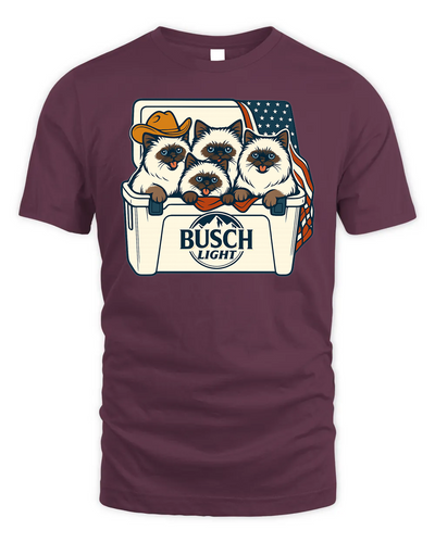 Himalayan Cat Patriotic 4Th Of July Funny Beer Cat Cooler
