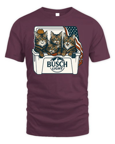 Maine Coon Patriotic 4Th Of July Funny Beer Cat Cooler