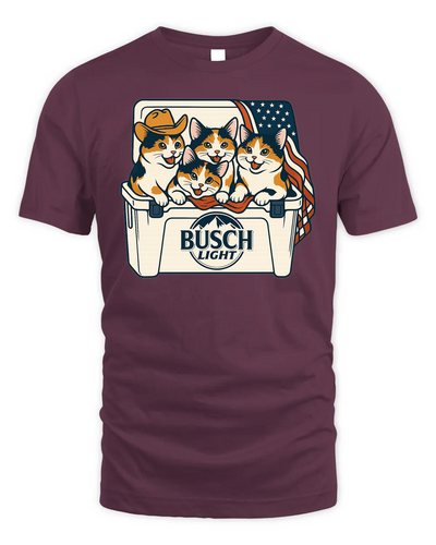 Japanese Bobtail Patriotic 4Th Of July Funny Beer Cat Cooler