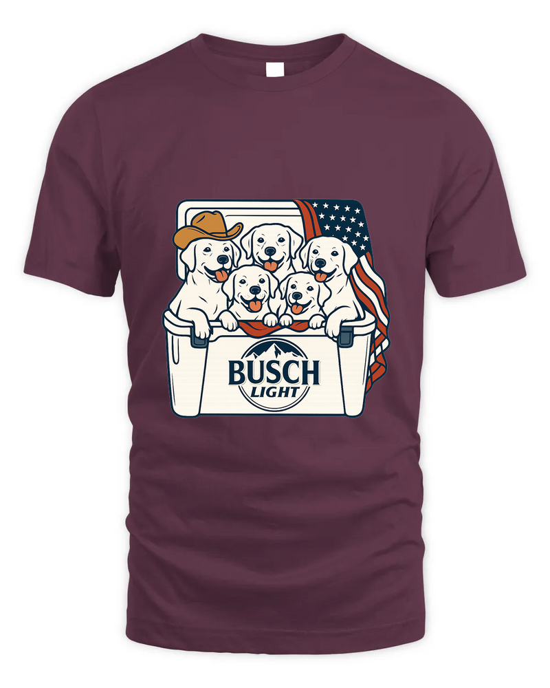 Labrador Retriever Patriotic 4Th Of July Funny Beer Dog Cooler, Independence Cooler Puppies, Summer 4Th Of Jult Cooler Beer, Dogs In Cooler Shirt