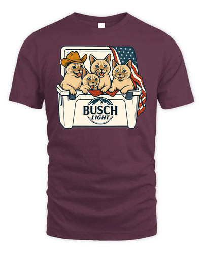 Burmese Patriotic 4Th Of July Funny Beer Cat Cooler