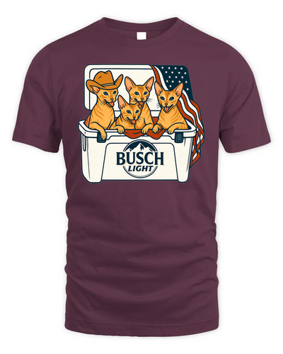 Oriental Patriotic 4Th Of July Funny Beer Cat Cooler