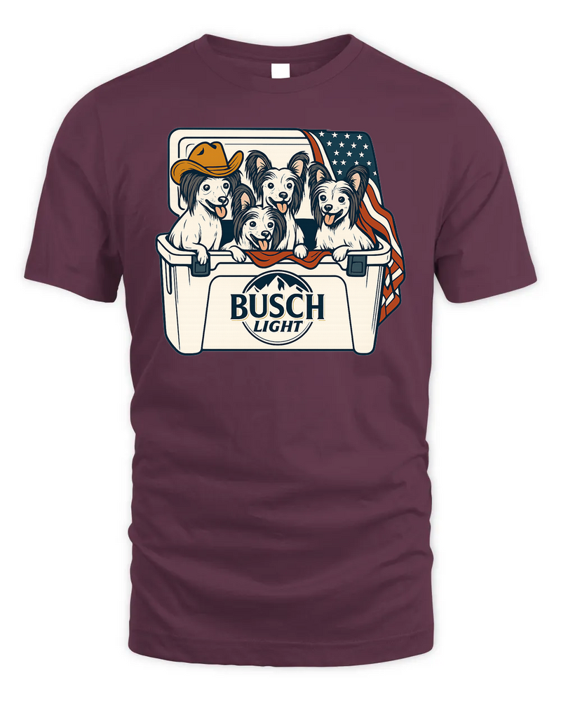 Chinese Crested Patriotic 4Th Of July Funny Beer Dog Cooler