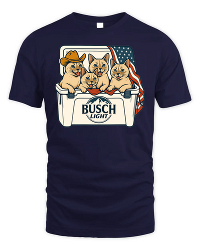 Burmese Patriotic 4Th Of July Funny Beer Cat Cooler