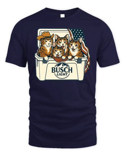 Laperm Patriotic 4Th Of July Funny Beer Cat Cooler