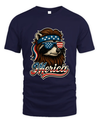 Cool Patriotic Raccoon With Sunglasses Png, Merica 4Th Of July Usa Shirt, American Flag Bandana Feral Animals Shirt, Funny Retro Independence Day Shirt