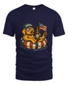 French Labrador Retriever Dog Shirt Funny 4Th Of July Floatie Design For Summer Beer Shirt, America Pool Party Shirt, Usa Flag Dog