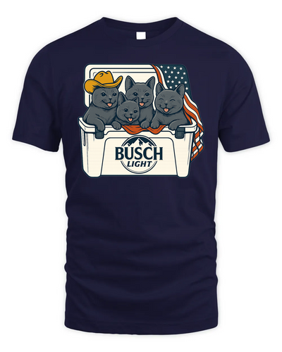 Chartreux Patriotic 4Th Of July Funny Beer Cat Cooler