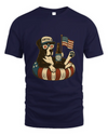 Great Dane Patriotic Dog Shirt Funny 4Th Of July Floatie Design For Summer Beer Shirt, America Pool Party Shirt, Usa Flag Dog