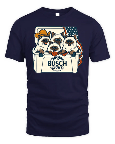 Himalayan Cat Patriotic 4Th Of July Funny Beer Cat Cooler