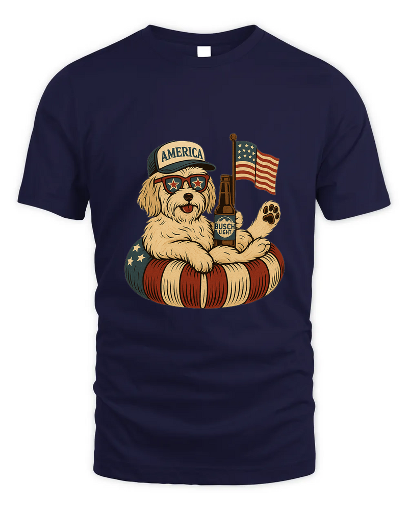 Havanese Patriotic Dog Shirt Funny 4Th Of July Floatie Design For Summer Beer Shirt, America Pool Party Shirt, Usa Flag Dog
