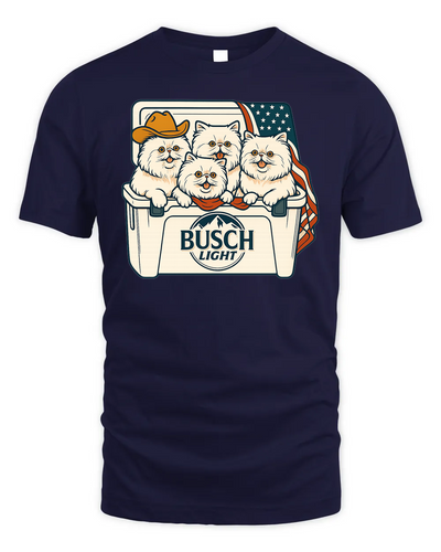 Persian Patriotic 4Th Of July Funny Beer Cat Cooler