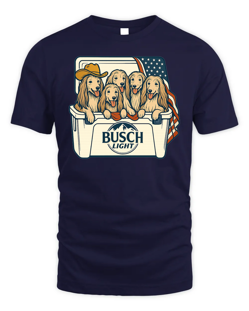 Afghan Hound Patriotic 4Th Of July Funny Beer Dog Cooler