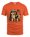 Siberian Husky Patriotic Dog Shirt Funny 4Th Of July Floatie Design For Summer Beer Shirt, America Pool Party Shirt, Usa Flag Dog