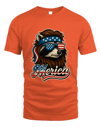 Cool Patriotic Raccoon With Sunglasses Png, Merica 4Th Of July Usa Shirt, American Flag Bandana Feral Animals Shirt, Funny Retro Independence Day Shirt