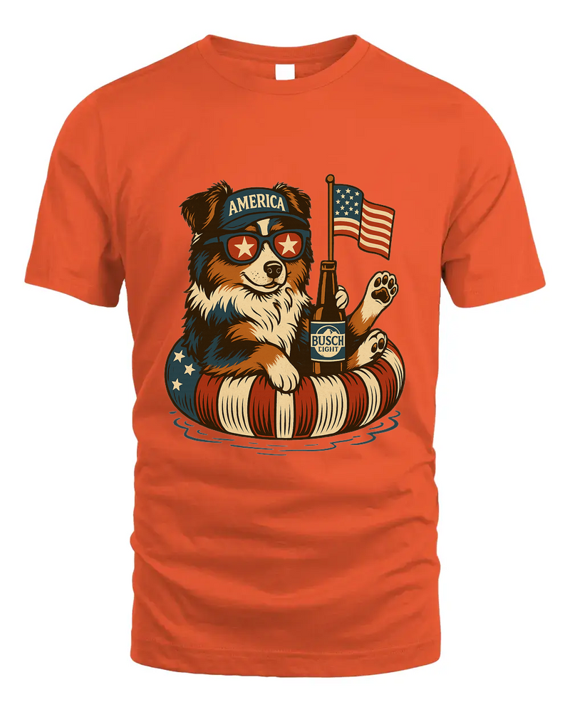 Miniature American Shepherd Patriotic Dog Shirt Funny 4Th Of July Floatie Design For Summer Beer Shirt, America Pool Party Shirt, Usa Flag Dog