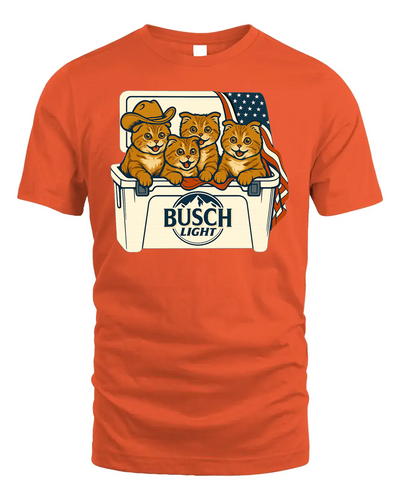 Scottish Fold Patriotic 4Th Of July Funny Beer Cat Cooler
