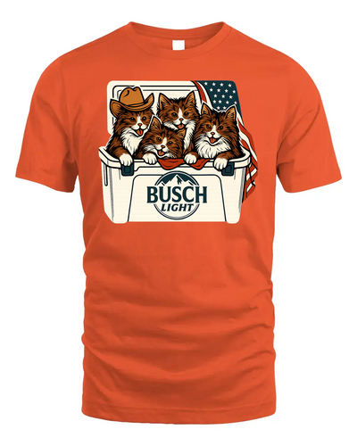 Norwegian Forest Cat Patriotic 4Th Of July Funny Beer Cat Cooler