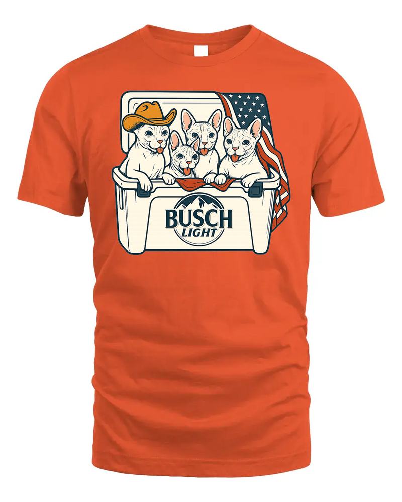 Sphynx Patriotic 4Th Of July Funny Beer Cat Cooler