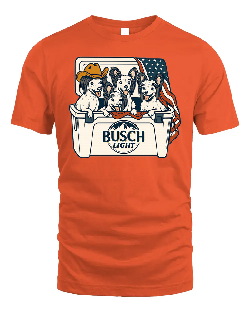 Chinese Crested Patriotic 4Th Of July Funny Beer Dog Cooler