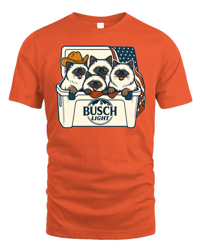 Himalayan Cat Patriotic 4Th Of July Funny Beer Cat Cooler
