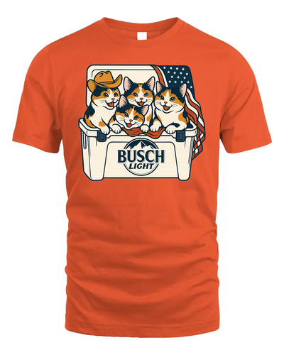 Japanese Bobtail Patriotic 4Th Of July Funny Beer Cat Cooler