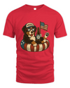 Bernese Mountain Dog Patriotic Dog Shirt Funny 4Th Of July Floatie Design For Summer Beer Shirt, America Pool Party Shirt, Usa Flag Dog