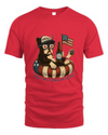 French Bulldog Patriotic Dog Shirt Funny 4Th Of July Floatie Design For Summer Beer Shirt, America Pool Party Shirt, Usa Flag Dog