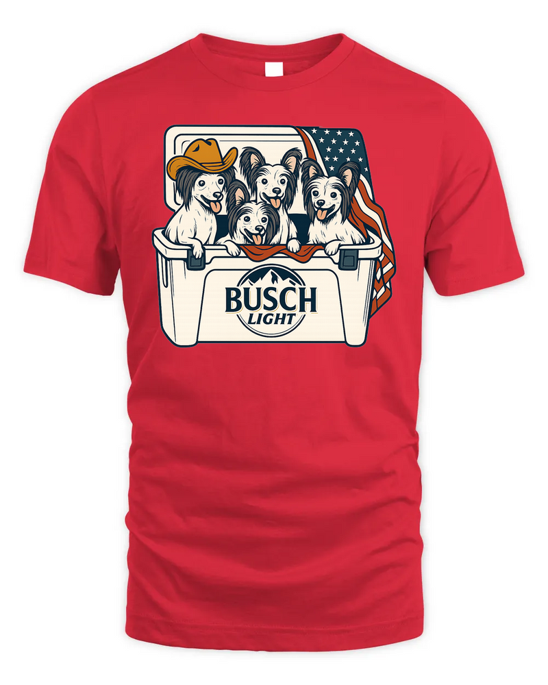 Chinese Crested Patriotic 4Th Of July Funny Beer Dog Cooler