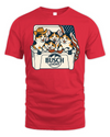 Japanese Bobtail Patriotic 4Th Of July Funny Beer Cat Cooler