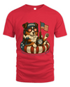 Miniature American Shepherd Patriotic Dog Shirt Funny 4Th Of July Floatie Design For Summer Beer Shirt, America Pool Party Shirt, Usa Flag Dog