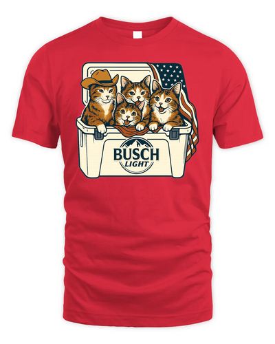 Laperm Patriotic 4Th Of July Funny Beer Cat Cooler