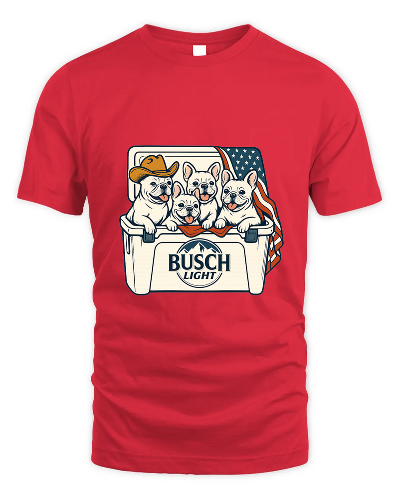 French Bulldog Patriotic 4Th Of July Funny Beer Dog Cooler, Independence Cooler Puppies, Summer 4Th Of Jult Cooler Beer, Dogs In Cooler Shirt