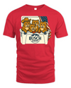 Scottish Fold Patriotic 4Th Of July Funny Beer Cat Cooler