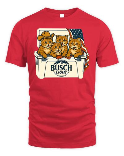 Scottish Fold Patriotic 4Th Of July Funny Beer Cat Cooler