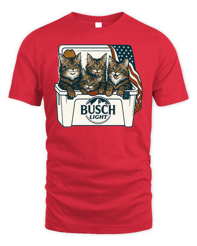 Maine Coon Patriotic 4Th Of July Funny Beer Cat Cooler