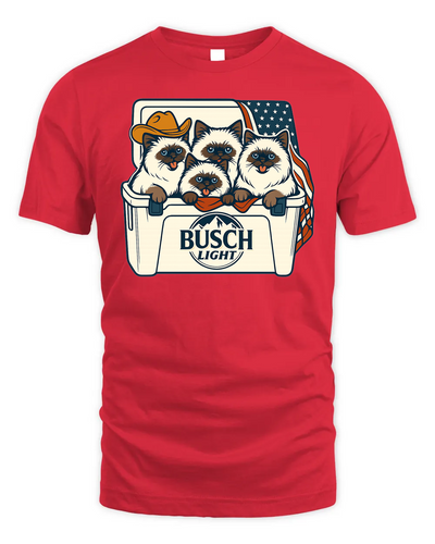 Himalayan Cat Patriotic 4Th Of July Funny Beer Cat Cooler