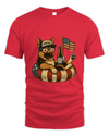 German Shepherd Dog Patriotic Dog Shirt Funny 4Th Of July Floatie Design For Summer Beer Shirt, America Pool Party Shirt, Usa Flag Dog